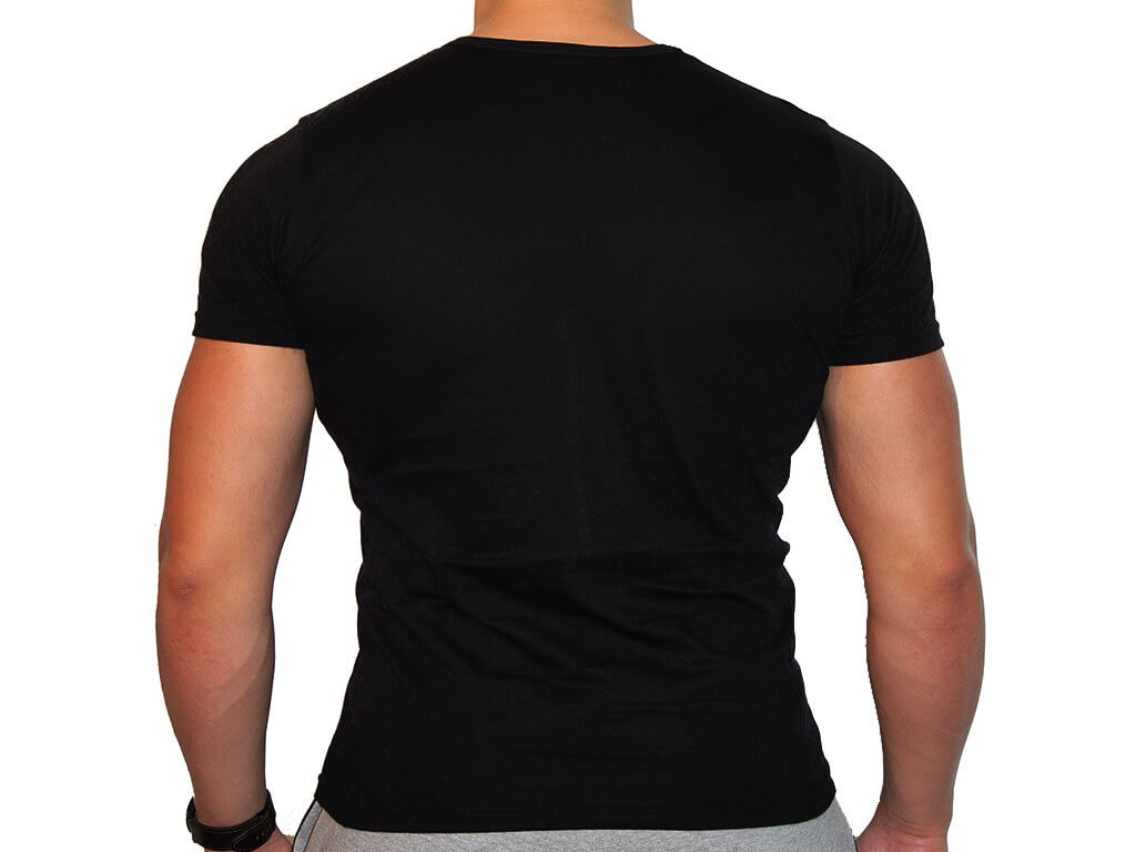 Geestelijk Oude man klassiek Fitted t-shirt zwart - Focus Gymwear